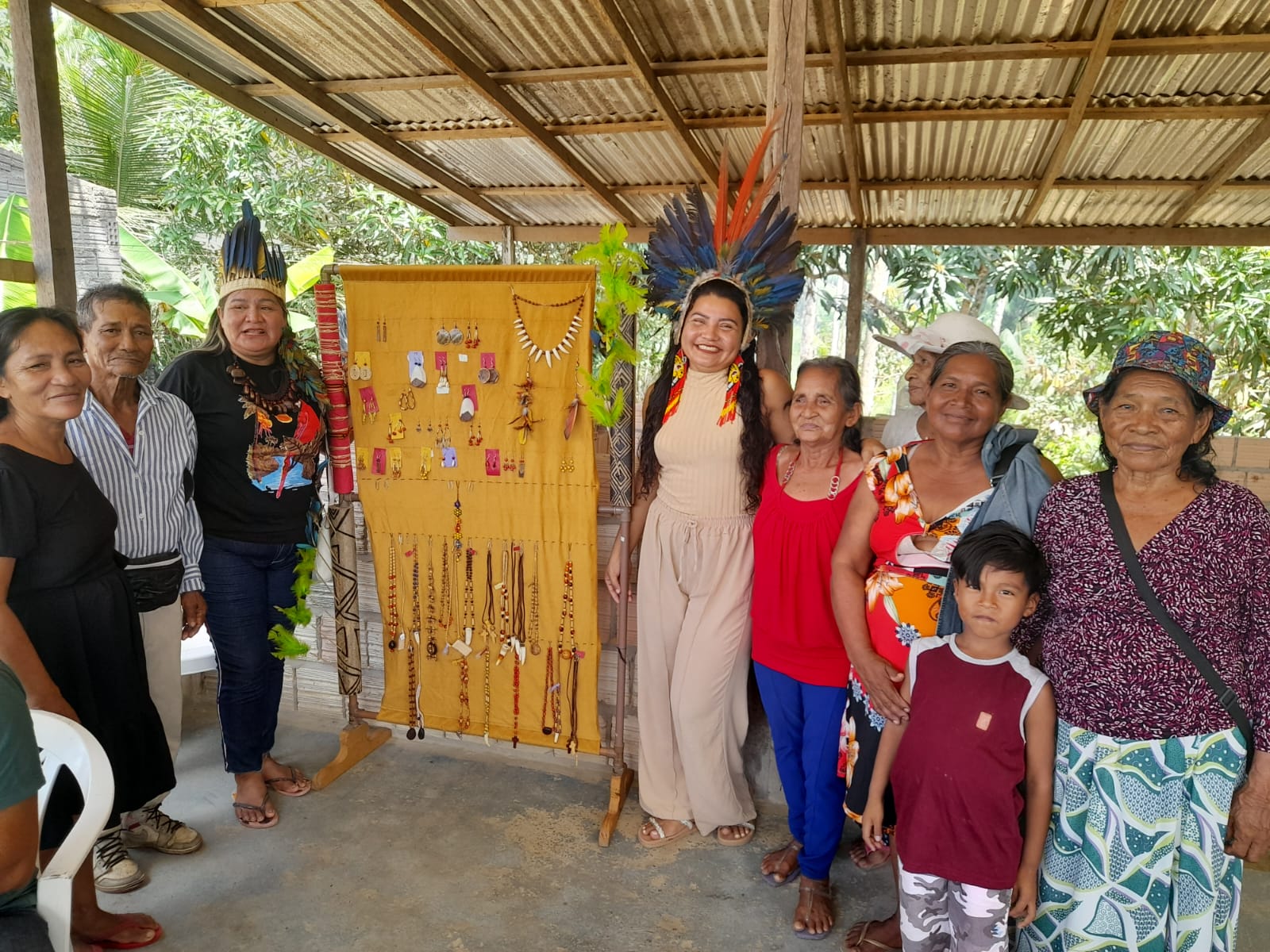 Exposição de peças produzidas